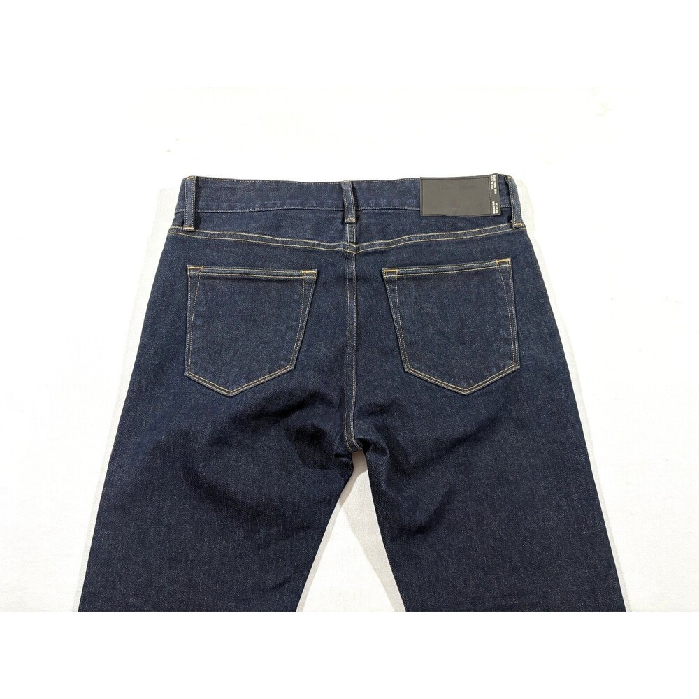 Buck Mason Mens Dark Wash 14oz Double Dipped Slim Fit Denim Jeans Sz 31x34 USA - Picture 12 of 13